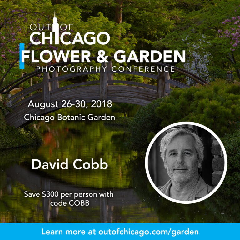 David Cobb at the Out of Chicago Flower & Garden Photography Conference