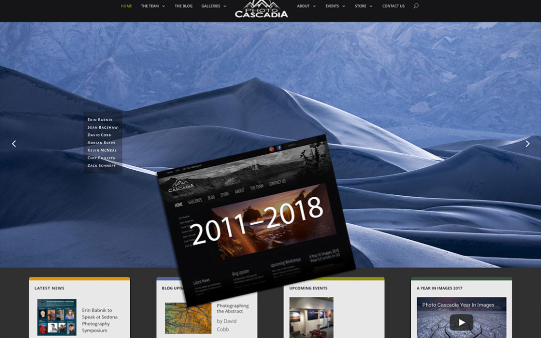 Introducing the New Photo Cascadia Website Design