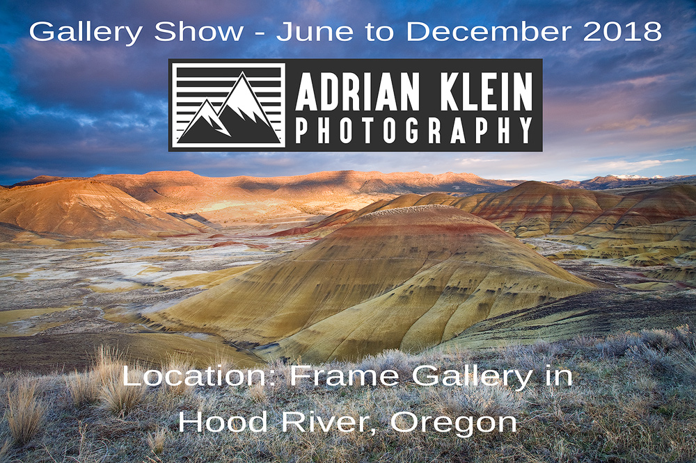 Adrian Klein Gallery Show in Hood River