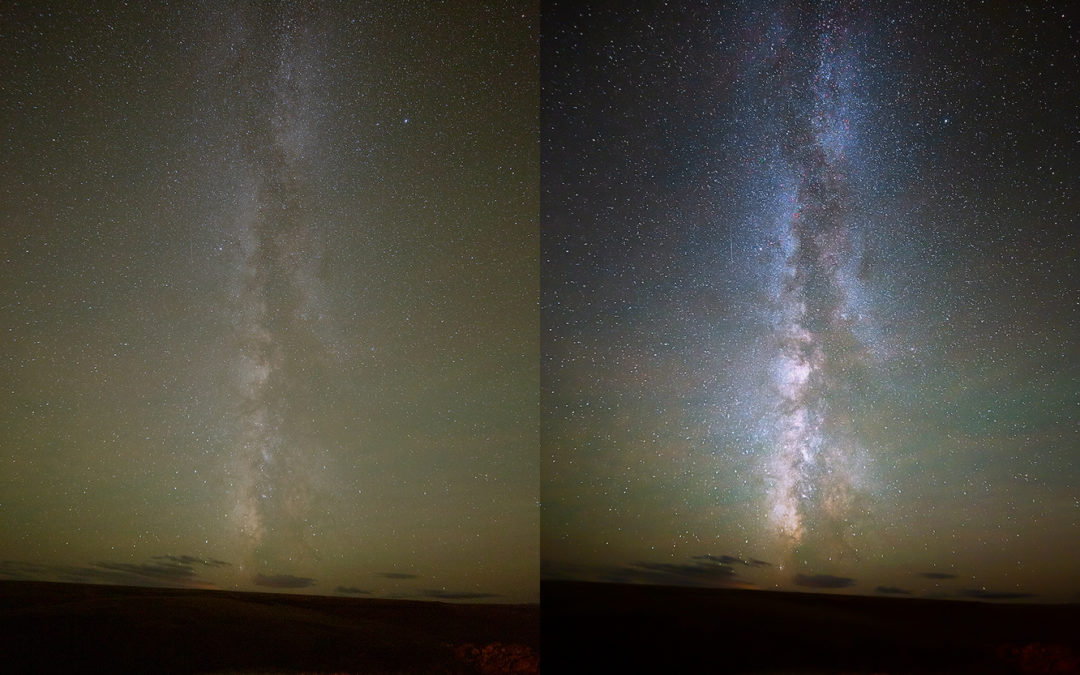 Better Quality Night Sky Images Using Luminosity Masks