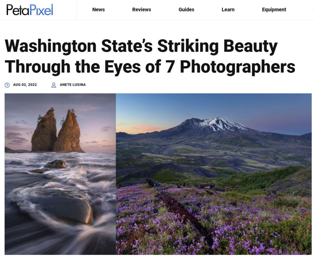 Washington Evergreen Featured on PetaPixel